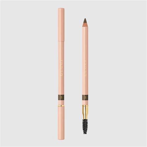 gucci eyebrow pencil in 4 brun|gucci liquid eyeliner.